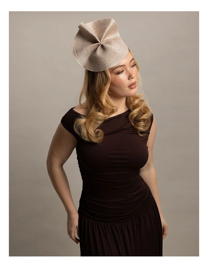 Fs315 Zaria Nude Fascinator Fascinator in Nude image 5
