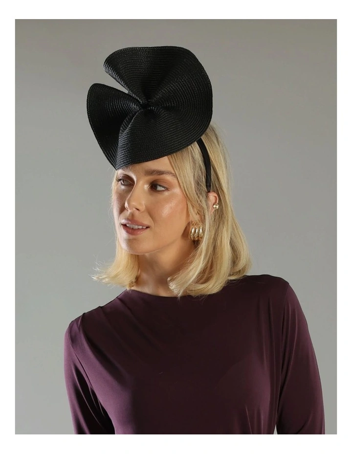 Morgan & Taylor Fs315 Zaria Black Fascinator Fascinator in Black image 5