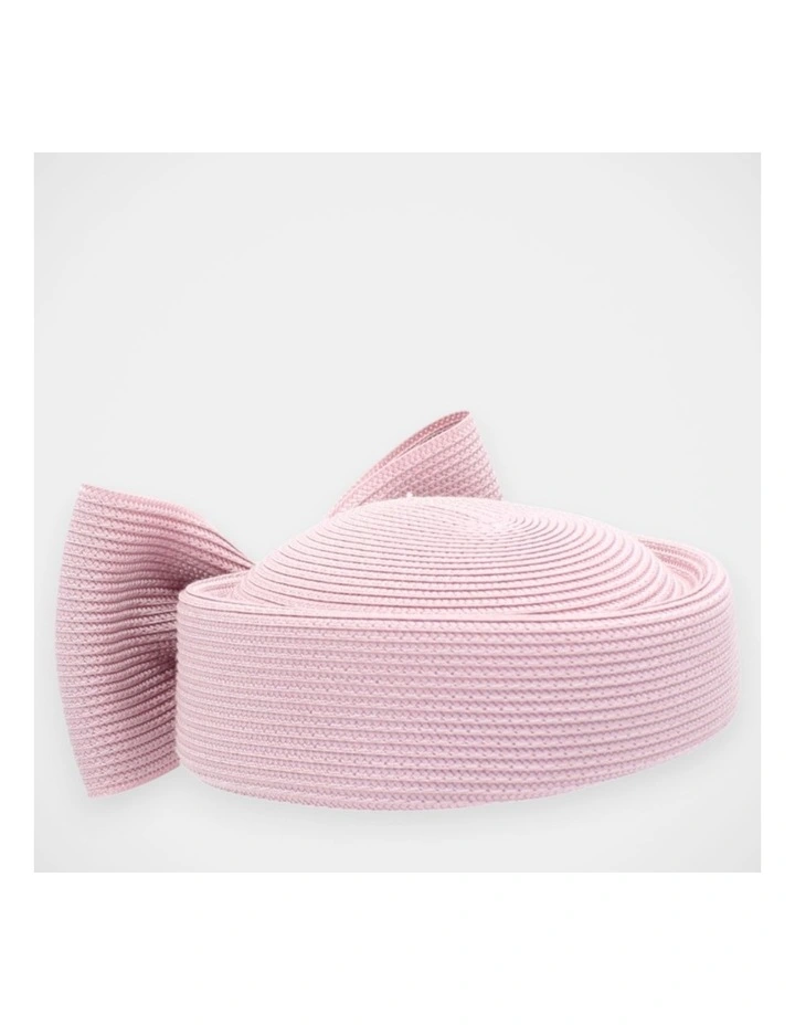 Fs1154 Tara Pillbox Hat Fascinator in Dusty Pink image 2