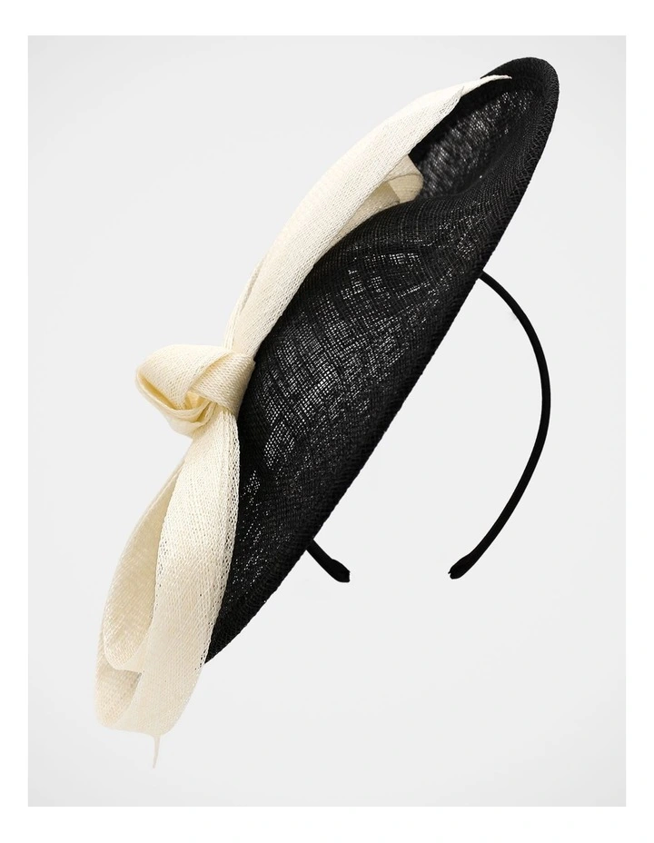Fs1246 Bonnie Fascinator in Black image 2