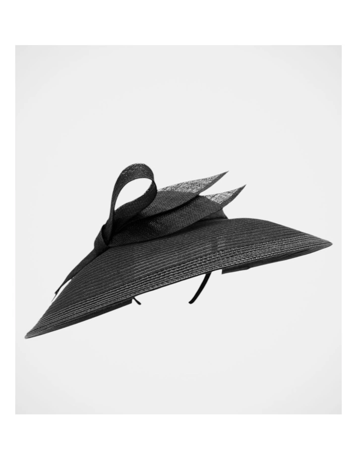Fs1167 Josephine Fascinator in Black image 2