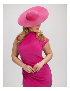 Hm0805 Mona Racewear Hat in Hot Pink