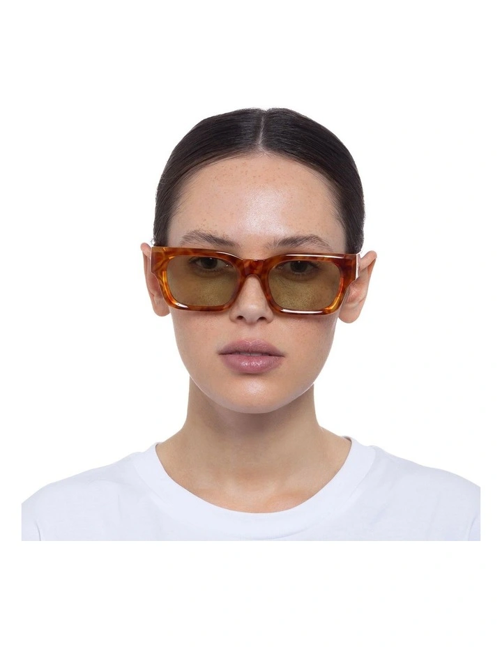 Le Specs Shmood Sunglasses In Amber Haze MYER