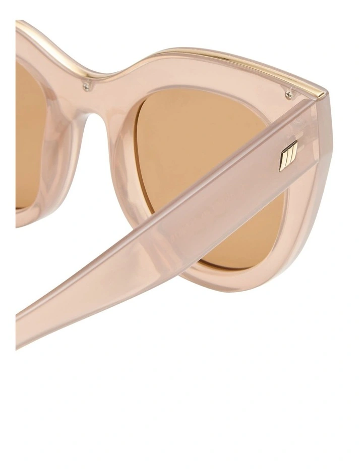 Air Heart Sunglasses in Mink image 3
