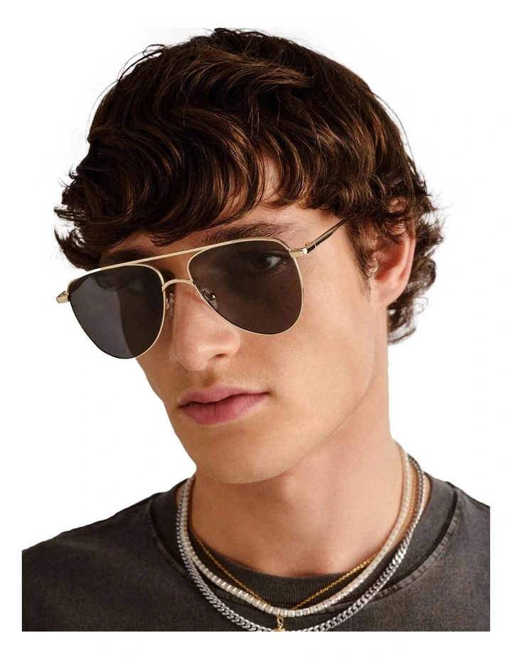 The Duke Sunglasses in Gold image 4