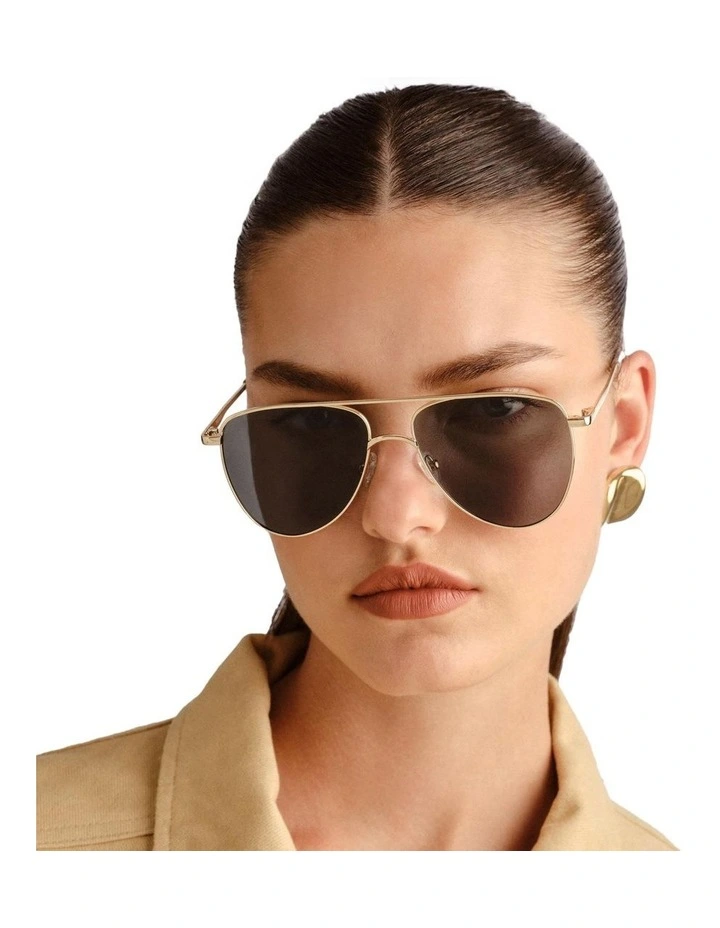The Duke Sunglasses in Gold image 7