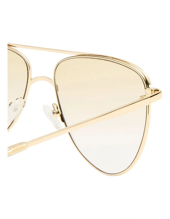 The Duke Sunglasses in Gold image 3