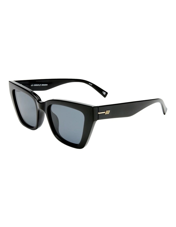 Le Coeur Sunglasses in Black image 1