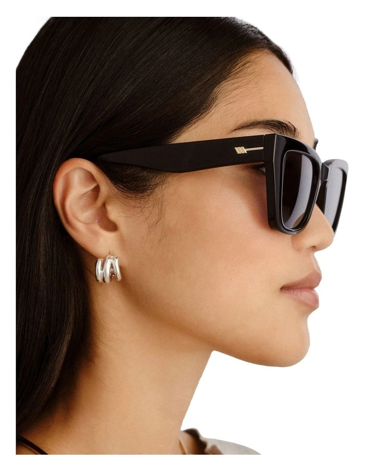 Le Coeur Sunglasses in Black image 5