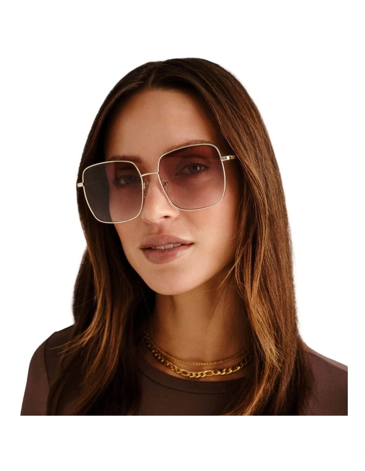 The Cherished Sunglasses in Gold image 5