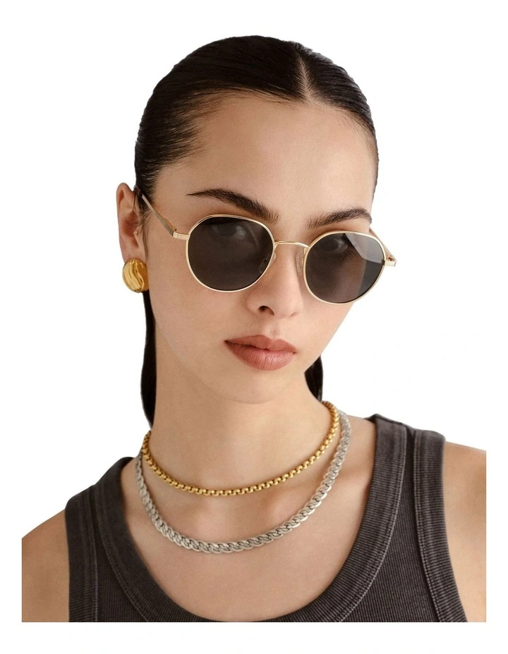 Odyssey Sunglasses in Gold image 5