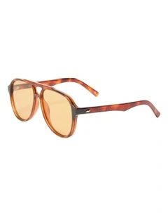 Tragic Magic Sunglasses in Toffee Tort
