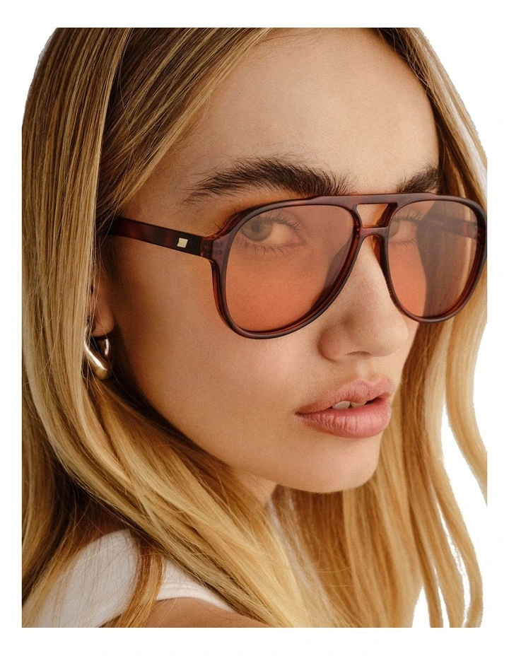 Tragic Magic Sunglasses in Toffee Tort image 4