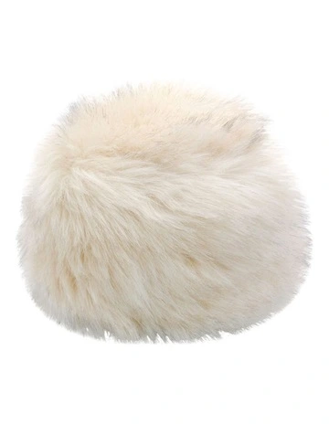 Elaina Faux Fur Cossack in Cream