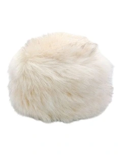 Elaina Faux Fur Cossack Hat in White Cream