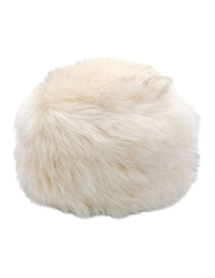 Elaina Faux Fur Cossack Hat in White Cream image 1