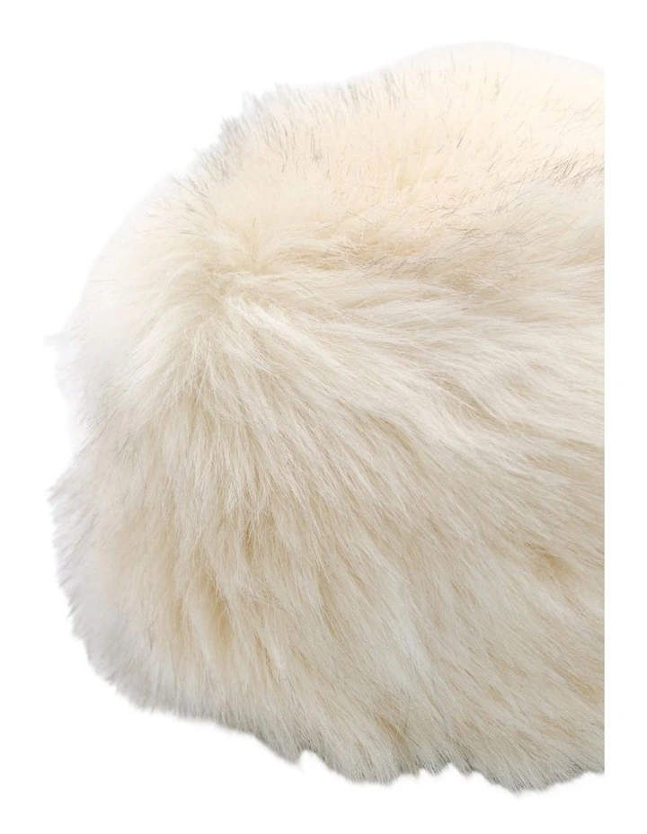 Elaina Faux Fur Cossack Hat in White Cream image 3