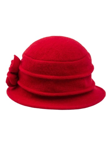 Gregory Ladner Cloche Red Winter Hat | MYER