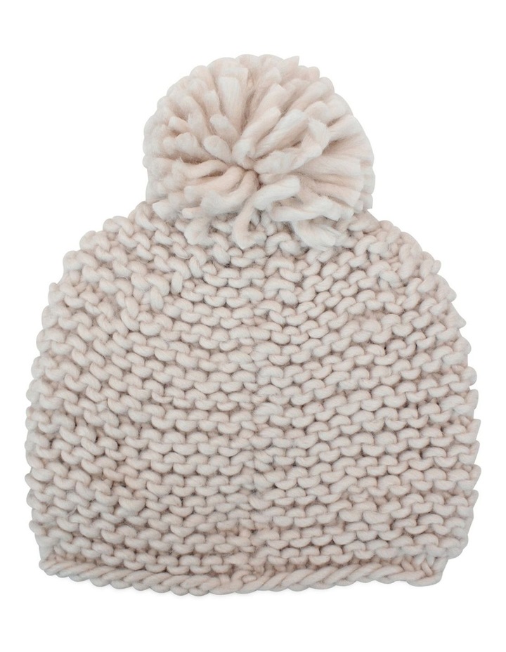 Taylor Natural Beanie With Pom Pom | MYER