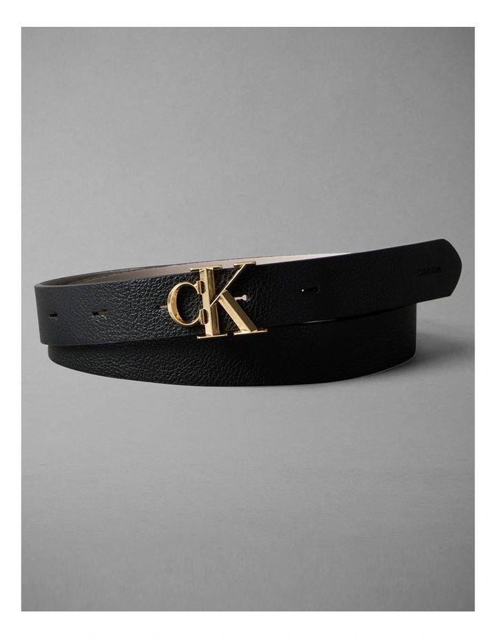 Calvin Klein Reversible Pebbled Leather Logo Belt image 2