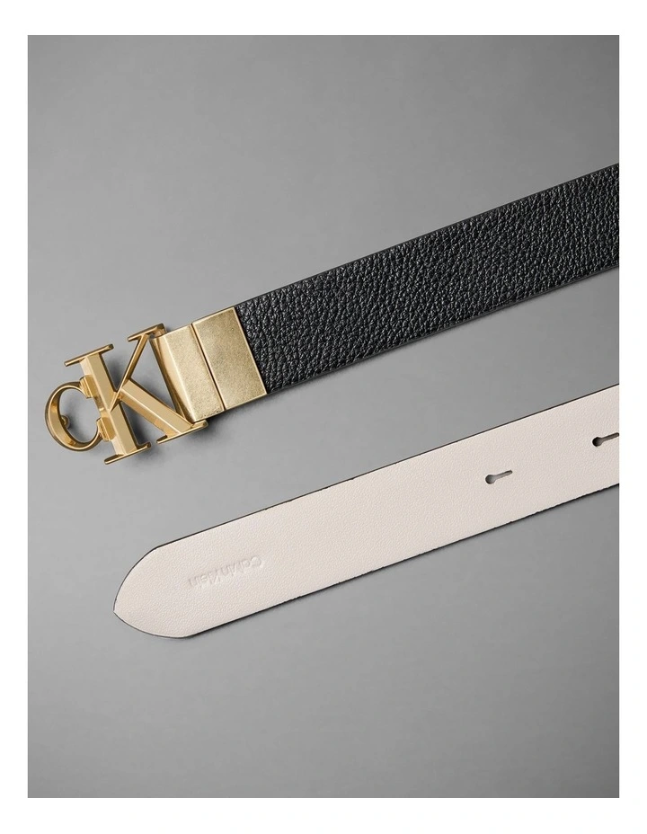 Calvin Klein Reversible Pebbled Leather Logo Belt image 3
