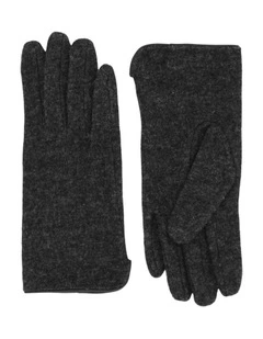 Valentina Wool Blend Gloves in Grey