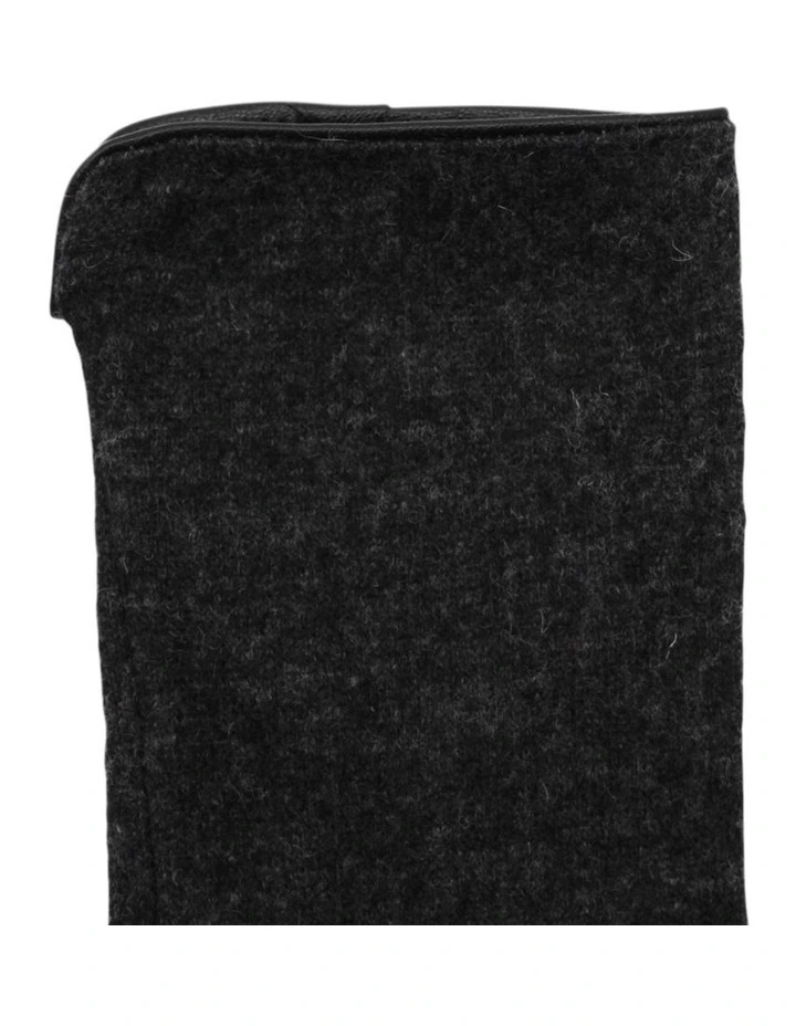 Valentina Wool Blend Gloves in Grey image 3