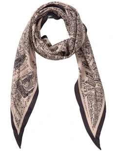 Skyview Neckerchief Scarf in Blush