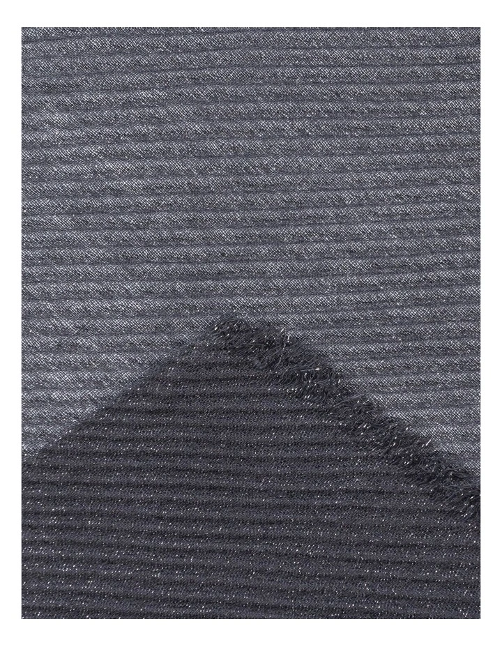 Pleated Eveing Wrap in Black image 2