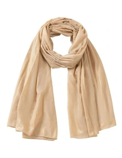 Shimmer Evening Wrap in Champagne