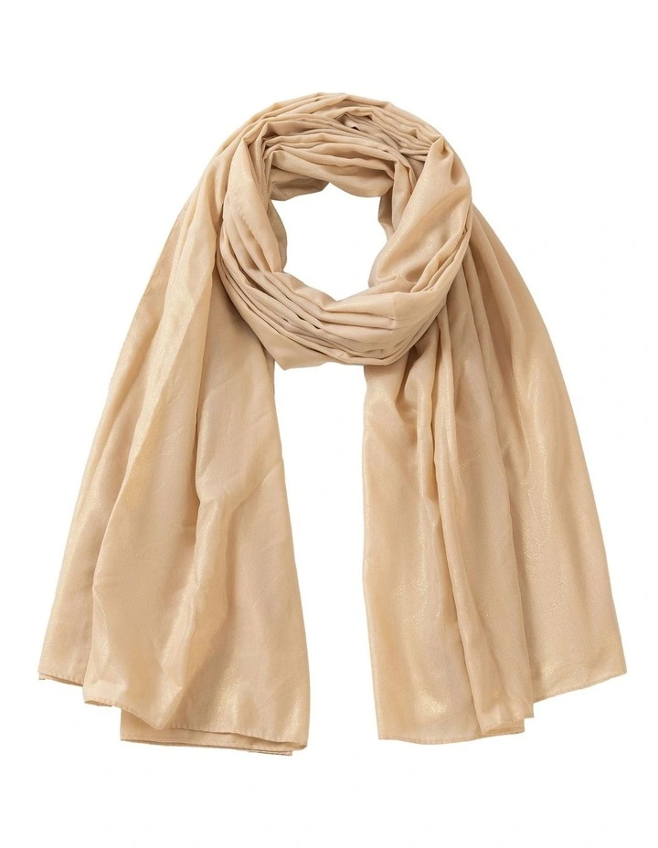 Shimmer Evening Wrap in Champagne image 1