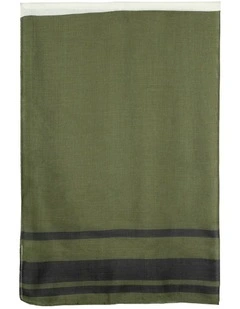 Eleanor Light-Weight Scarf in Khaki Green