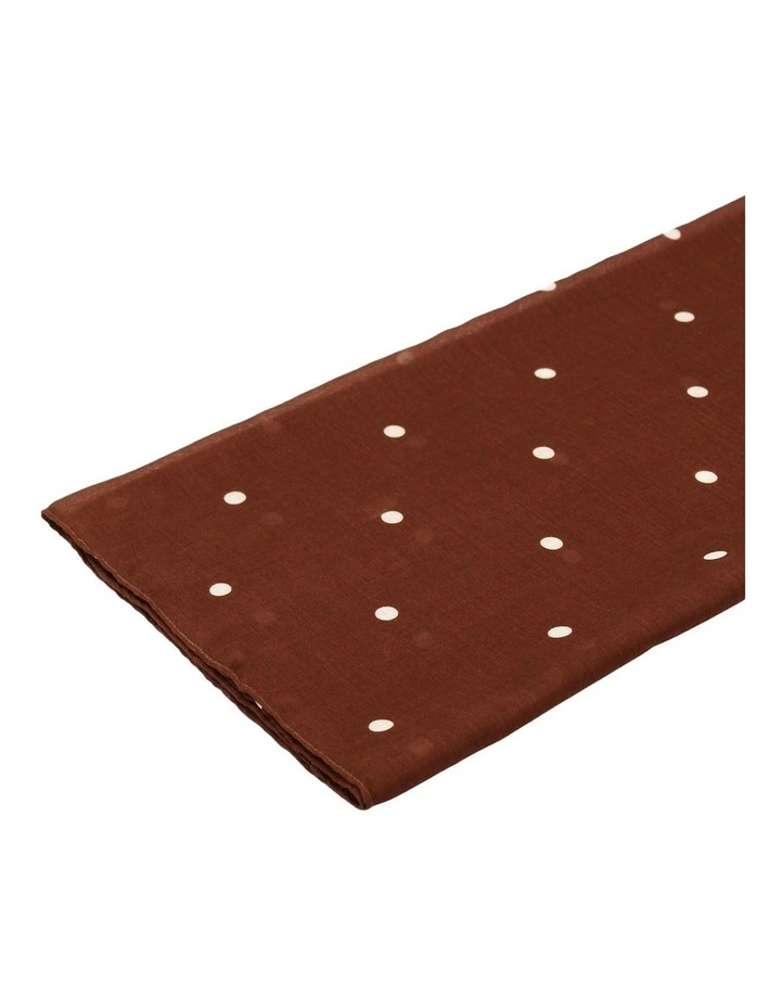 June Light-Weight Scarf in Brown image 4