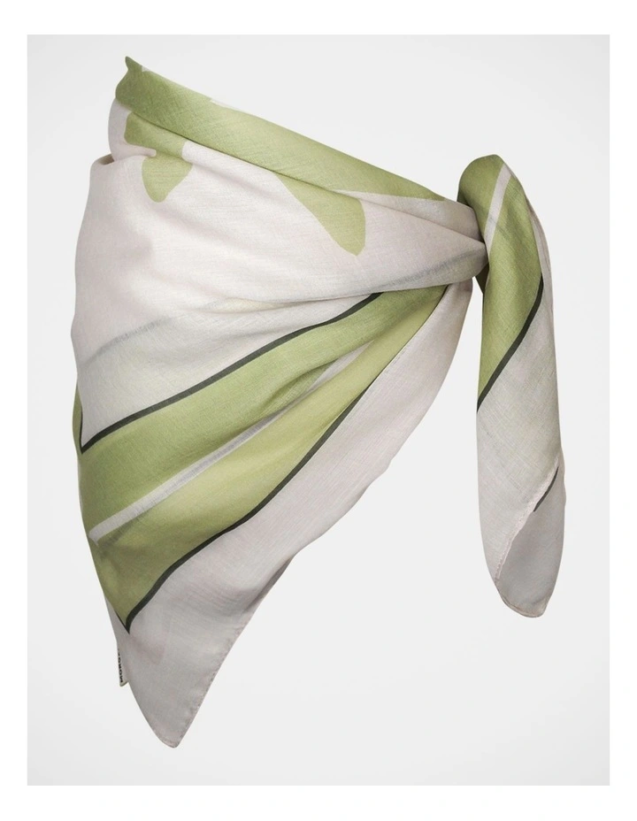 Morgan & Taylor Serena Large Scarf in Green image 3
