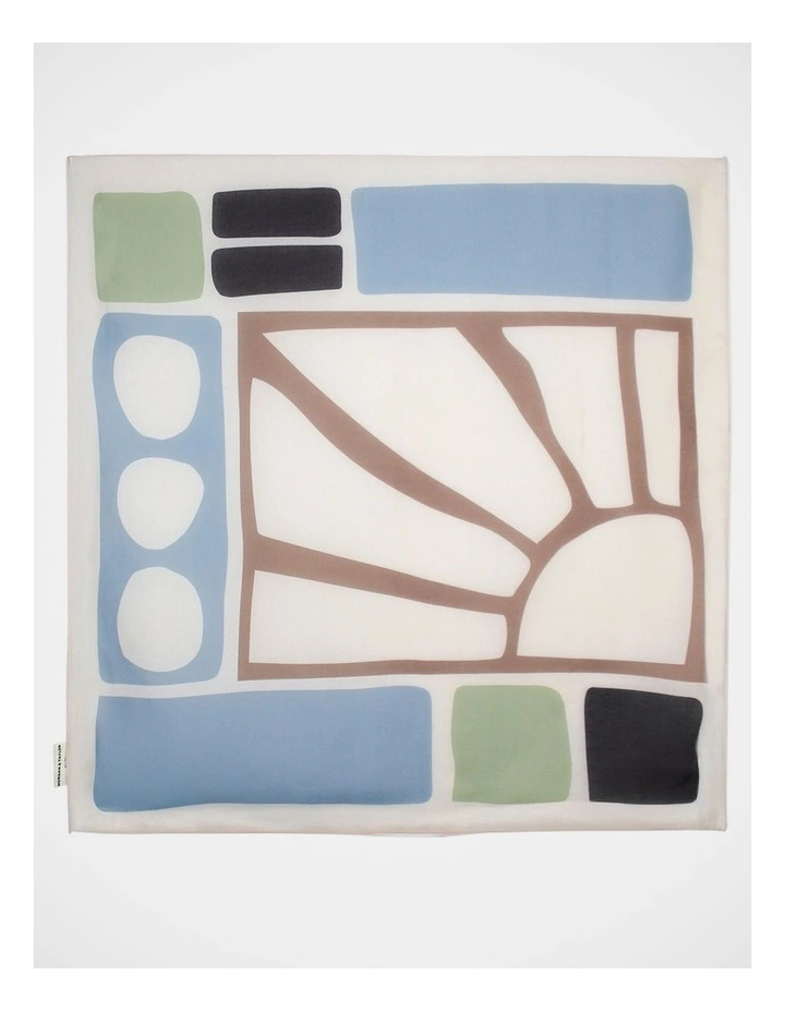 Morgan & Taylor Aquata Large Scarf in Blue image 1