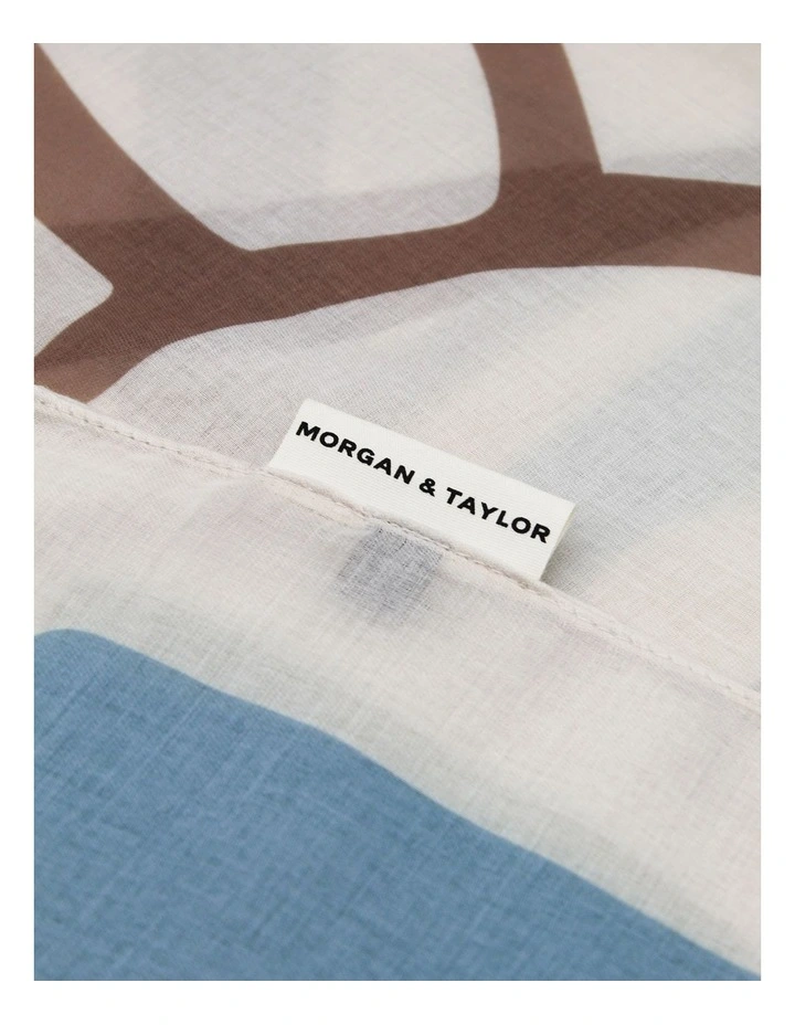 Morgan & Taylor Aquata Large Scarf in Blue image 7