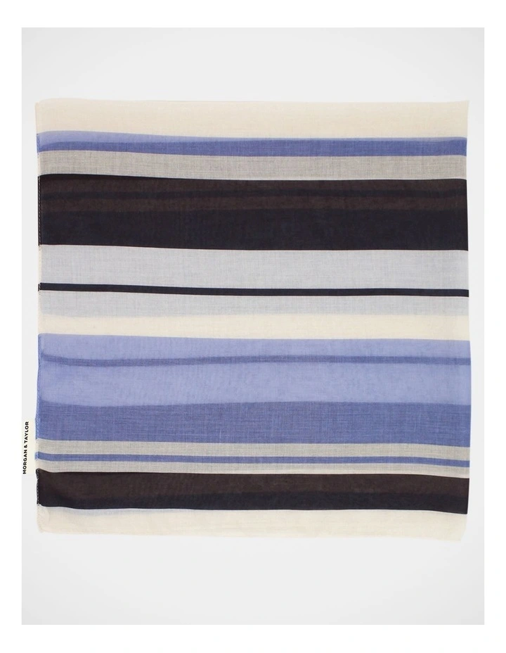 Morgan & Taylor Oceana Large Scarf in Blue image 6