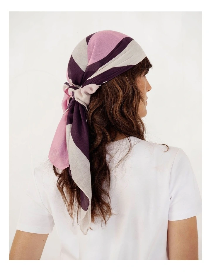 Morgan & Taylor Fern Large Scarf in Purple & Pink image 3