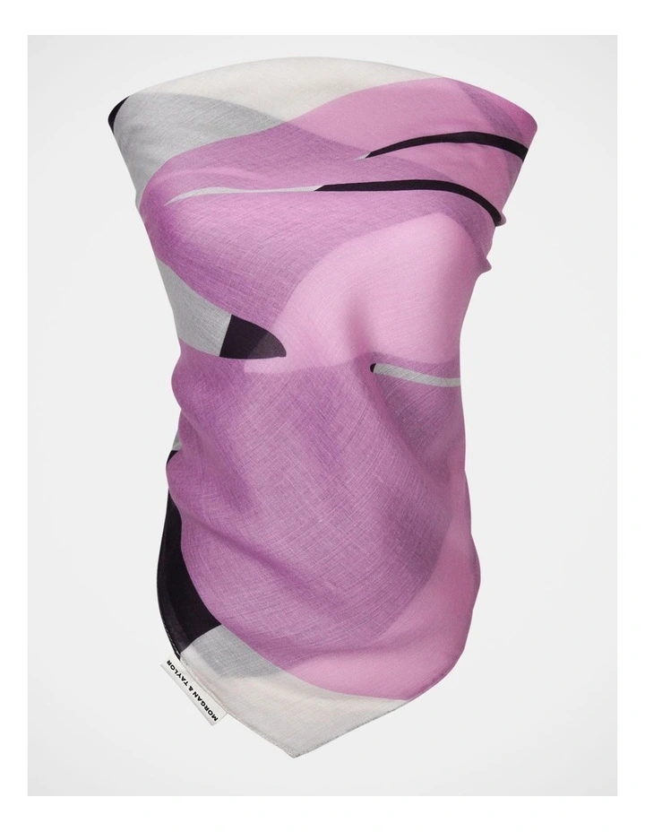 Morgan & Taylor Fern Large Scarf in Purple & Pink image 6