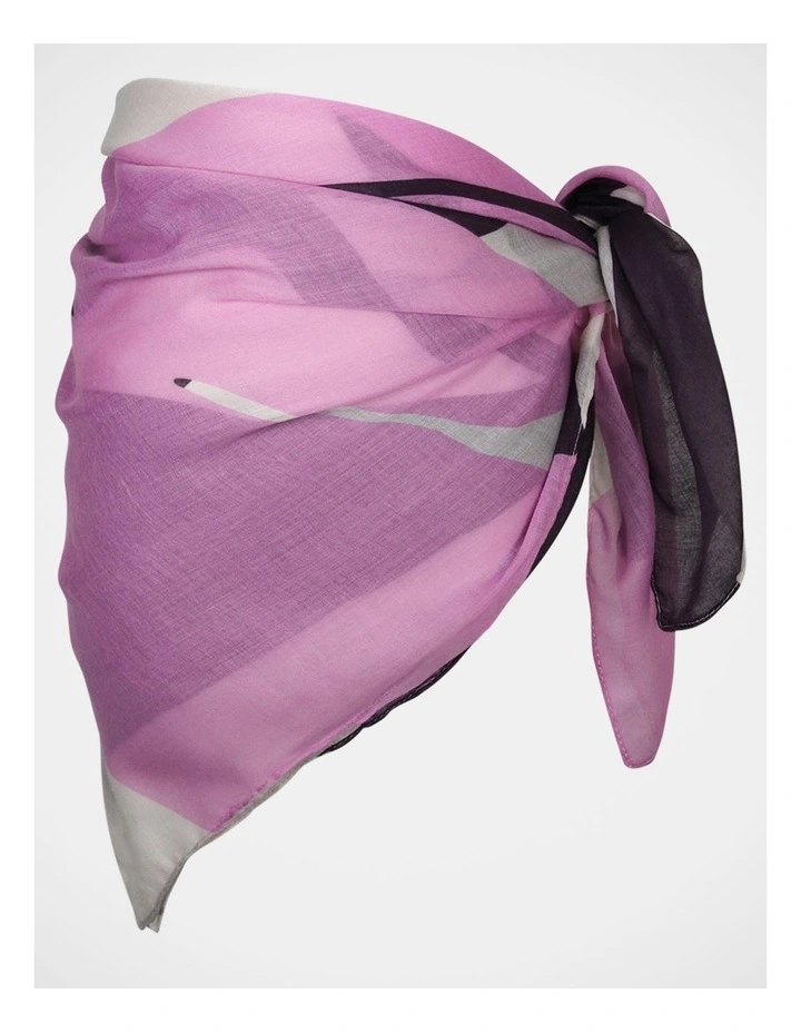 Morgan & Taylor Fern Large Scarf in Purple & Pink image 7