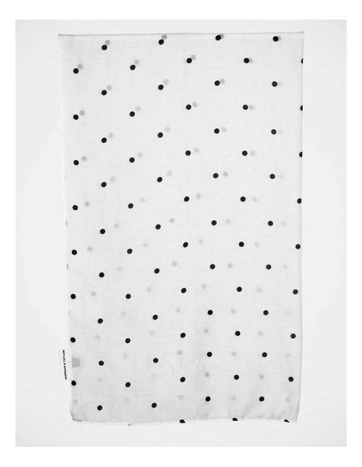 Morgan & Taylor June Light-Weight Scarf in Cream image 1