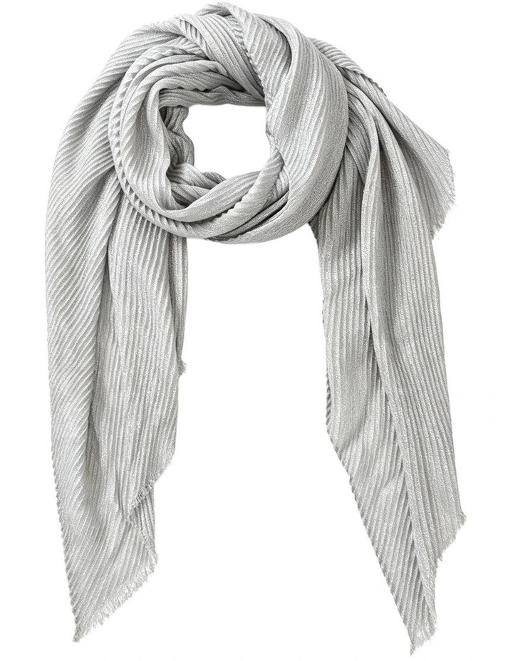 Gregory Ladner Pleated Eveing Wrap Gnkf009M In Silver image 1
