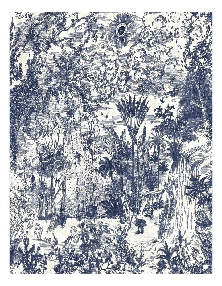 Gregory Ladner Botanical Print With Border Gnkf025M In Blue image 2