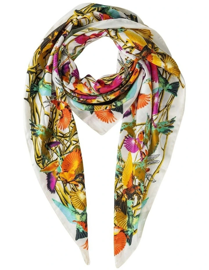Gregory Ladner Bold Floral Print Square Gnkf034M In Multicolour image 1