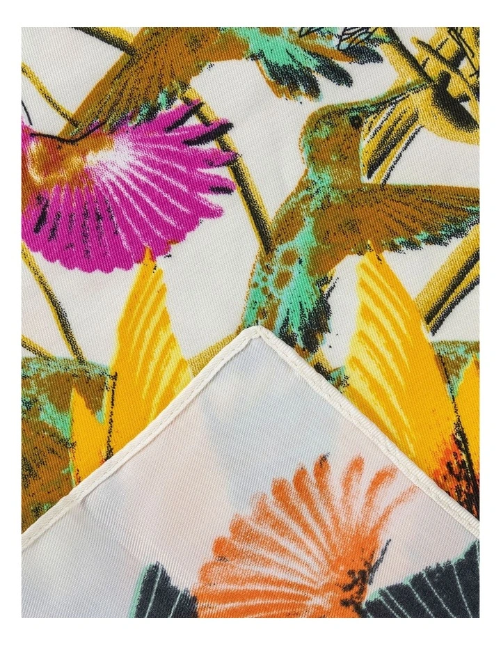 Gregory Ladner Bold Floral Print Square Gnkf034M In Multicolour image 2