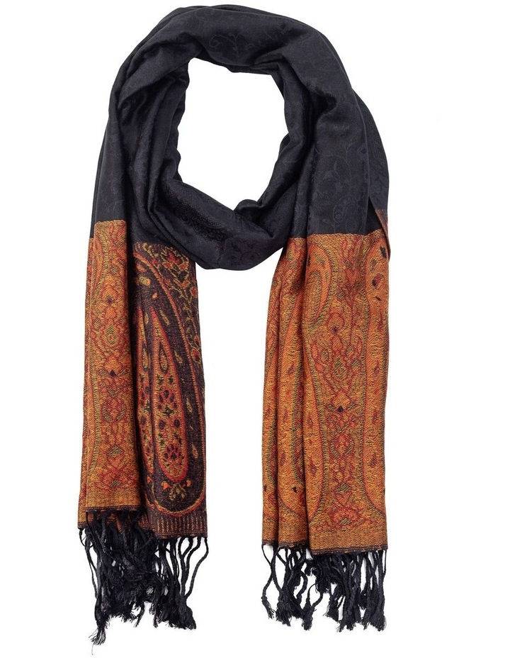 Black tassel scarf clearance