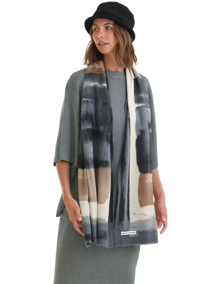 Aisha Scarf in Grey image 2