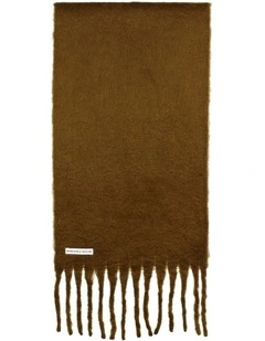 Cosette Chunky Two-Toned Scarf in Brown