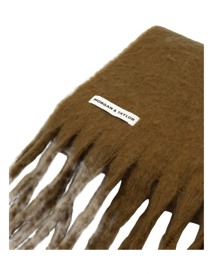 Cosette Chunky Two-Toned Scarf in Brown image 5