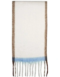 Mya Chunky Scarf in White Cream
